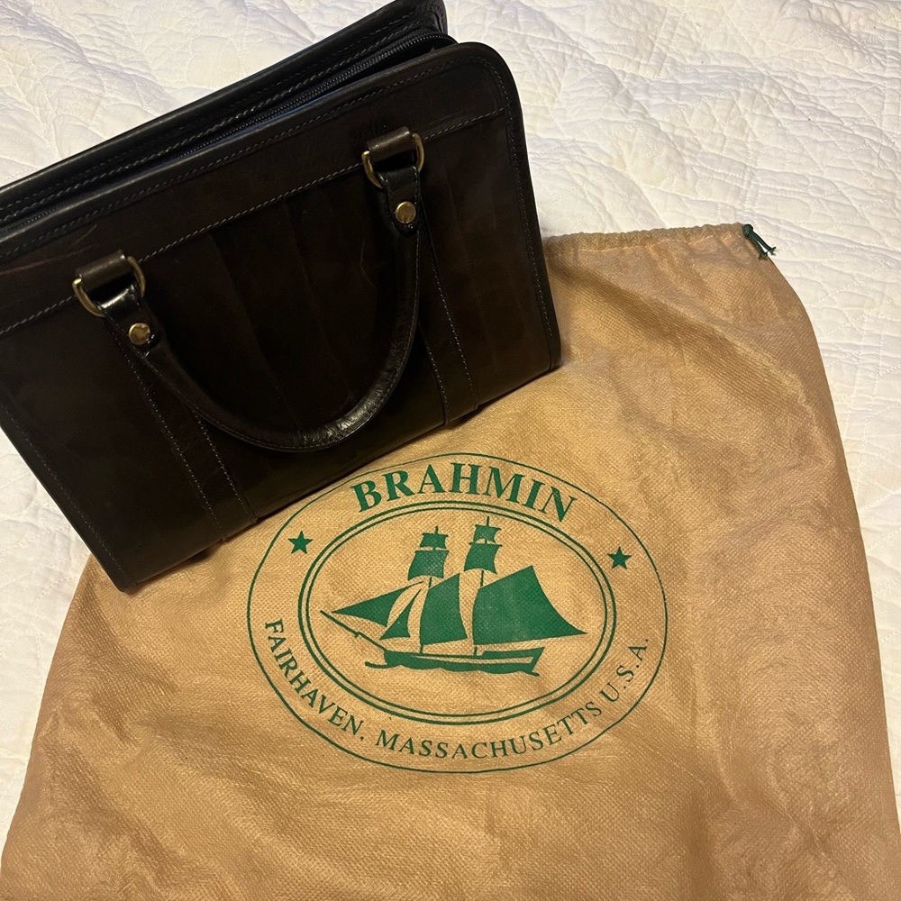 Smooth Leather Brahmin Handbag